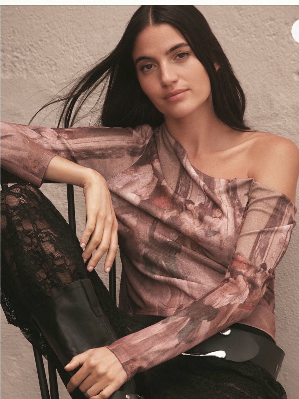 Anthropologie Degas Printed Top
